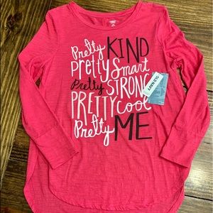 Old Navy Girls Hot Pink 3/4 Sleeve Top (L)